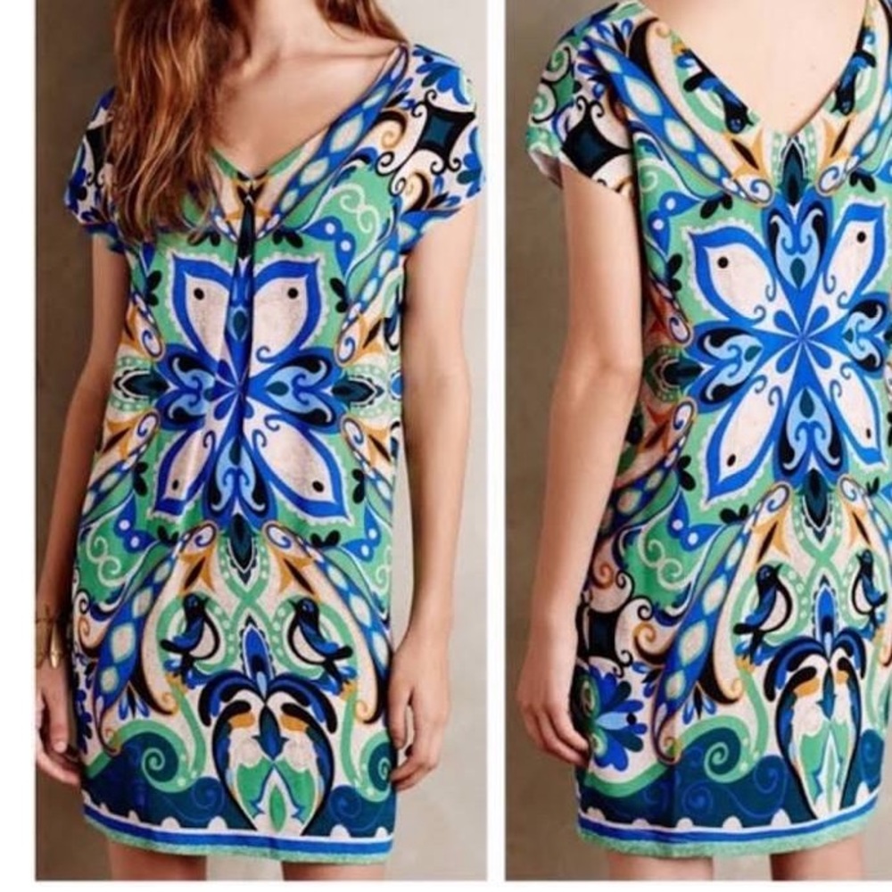 Folksong Bird Shift Dress/Maeve Anthro/Small❤️😍